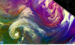 Hurricane Epsilon undergoing extratropical transition, while 95L rises up in the west Caribbean.October 24th, 2020 at 18:47 PM • 5 years ago|  0