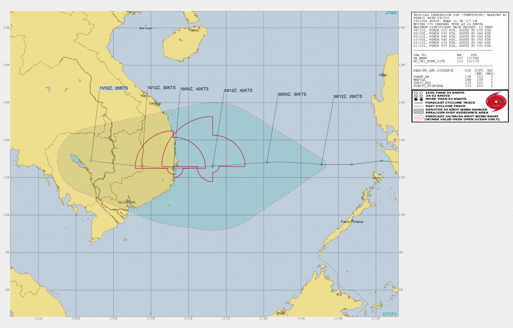 Tropical Depression forms in the South China Sea, forecast to strike ...
