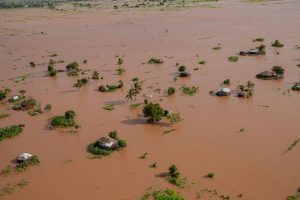 Flooding scene in Quelimane, 300km from Beira landfall (Source: WMO)