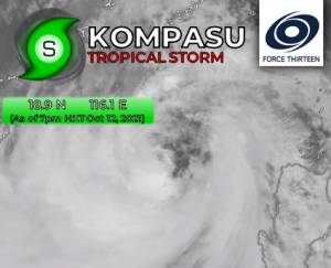 Kompasu (Maring) entering the South China Sea – Video UpdateOctober 12th, 2021 at 13:12 PM • 4 years ago|  0