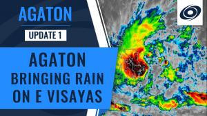 Tropical Depression Agaton over the Eastern Visayas – Video UpdateApril 9th, 2022 at 12:07 PM • 3 years ago|  0