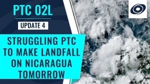Struggling Potential Tropical Cyclone 02L Approaching NicaraguaJune 30th, 2022 at 23:34 PM • 3 years ago|  0